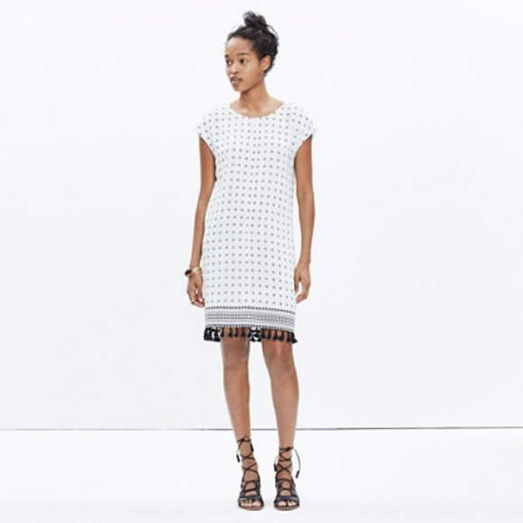Madewell Dresses & Skirts - NWOT: Madewell Scatterblock Tassel Dress